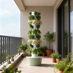 Greenhouse Farm Vertical Farming Hydroponic Tower Growing System for Vegetables