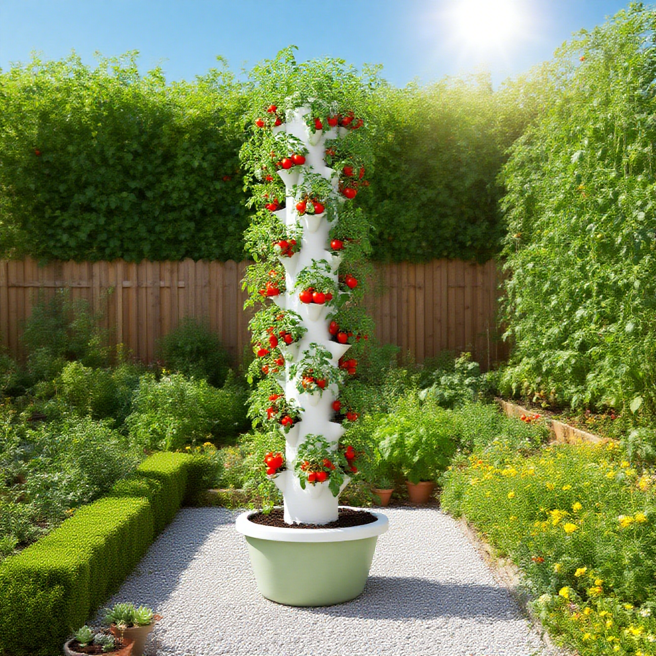 Comercial Garden Farming Vertical Hydroponics System for Greenhouse Hydroponic Tower