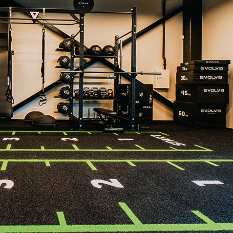 Customized Style Durable Sport Gy Flooring Mat Artificial Turf Carpet for Fitness Center Synthetic Grass